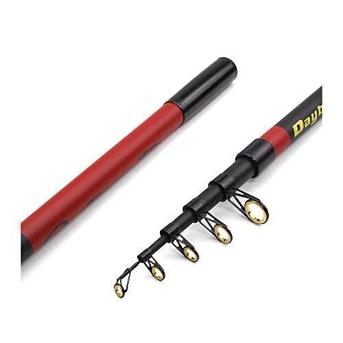 GlobalNiche® 2.1M-3.6M Wooden Handle Fishing Pole Spinning Rod Sea Fishing  Tackle Carbon Portable Telescopic Rods Sea Fishing Rod Color Red Length 3.6  m : : Bags, Wallets and Luggage